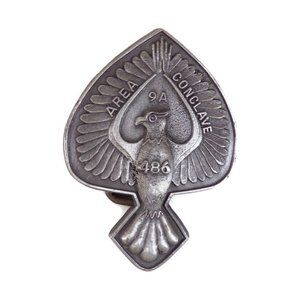 Order Of The Arrow OA Area 9A Conclave Lodge 486 Belt Buckle ESMA2724